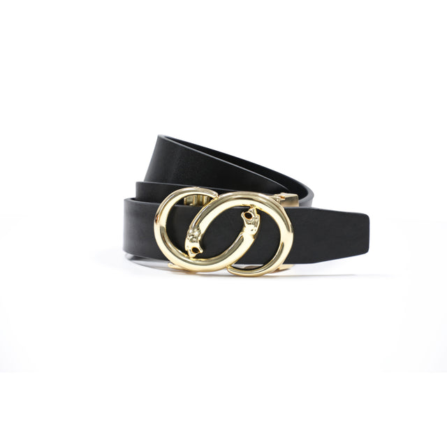 Wrap-around automatic buckle belt